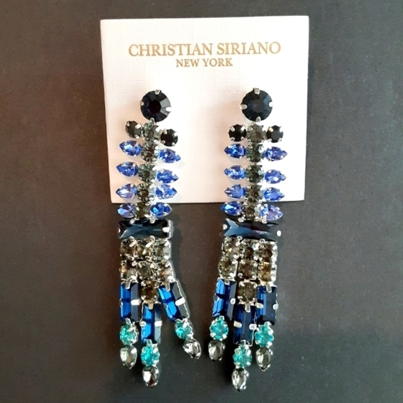 Christian Siriano Jewelry Christian Siriano Crystal Dangle Earrings